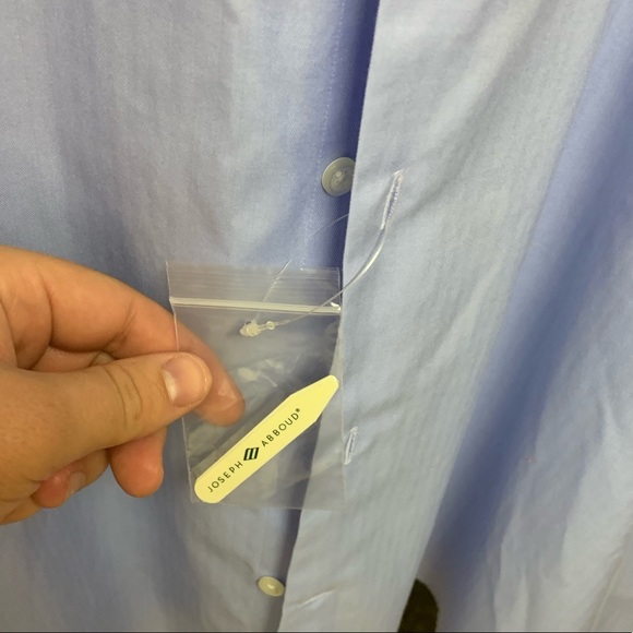 Brand new Joseph Abboud blue button down. 22 34/35 - Picture 7 of 8
